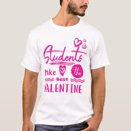 Leuk cadeau voor leerkrachten op de Valentijnsdag T-shirt