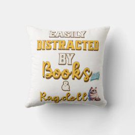 Leuk cadeau voor mensen die van boeken en katten h kussen