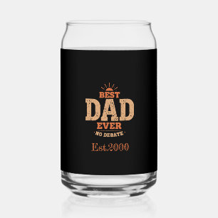 Leuk Cadeau voor Papa Blikvorm Glas