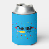 Leuk cadeau voor Teacher for Life Koelbox Blikjeskoeler (Blikje Voorkant)