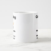 Leuk Camping Gezegde met Marshmallows en Vrienden Grote Koffiekop (Voorkant)