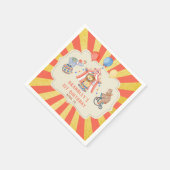 Leuk Carnaval Circus Festival Verjaardags Servet (Hoek)