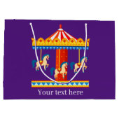 leuk carrouselliefhebber kinder groot cadeauzakje (Achterkant)