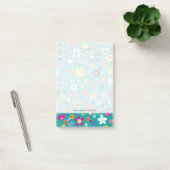 leuk cartoon patroon blauwgroen post-it® notes (Kantoor)