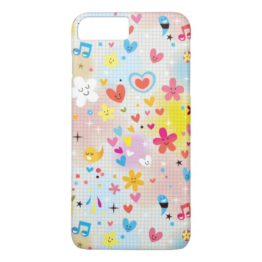 leuk cartoon-patroon Case-Mate iPhone case (Achterkant)