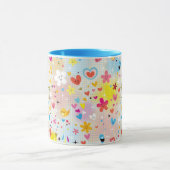 leuk cartoon-patroon mok (Midden)