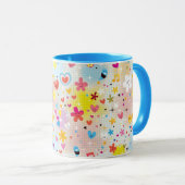 leuk cartoon-patroon mok (Voorkant rechts)