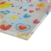 leuk cartoon-patroon snijplank (Hoek)