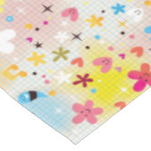 leuk cartoon-patroon tafelkleed (Gekanteld)