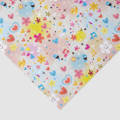 leuk cartoon-patroon tissuepapier (Detail)