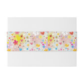 leuk cartoon-patroon uitnodigingen wikkel (Achterkant Voorbeeld)