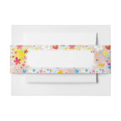 leuk cartoon-patroon uitnodigingen wikkel (Voorkant Voorbeeld)