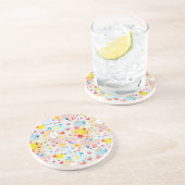 leuk cartoon-patroon zandsteen onderzetter (Zijkant)