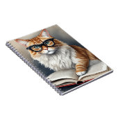Leuk Cat Persoonlijk Leeslogboek Journaal Notitieboek (Rechterzijde)