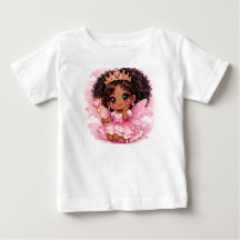 leuk chibi T-shirtje voor peutermeisjes 18–24 maan
