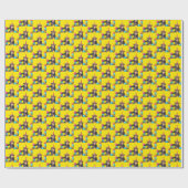 Leuk Chimpanzee Kind Wild Oerwoud Verjaardagsfeest Cadeaupapier (Vlak)