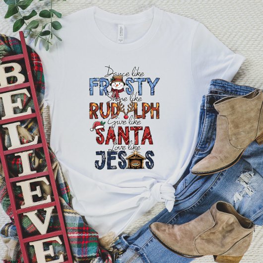 Leuk Christelijk Kerst T-shirt