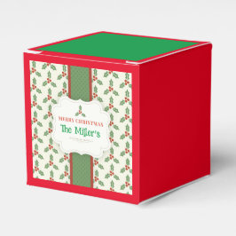 LEUK! Christmas Gift Box - Gepersonaliseerd -Naam  Bedankdoosjes