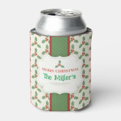 LEUK! Christmas Koelbox - gepersonaliseerd -Naam t Blikjeskoeler (Blikje Voorkant)