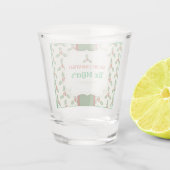 LEUK! Christmas Shot Glass - Gepersonaliseerd -Naa Glas (Achterkant)