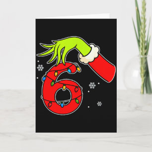 Leuk Cijfer 6 Kerstmis 67 Zes Zeven Meme Kerstman Kaart