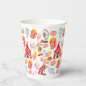 Leuk Circus Carnaval Festival Kinderen Kinder Fees Papieren Bekers (Rechts)