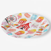 Leuk Circus Carnaval Festival Kinderen Kinder Fees Papieren Bordje (Gekanteld)