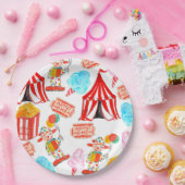 Leuk Circus Carnaval Festival Kinderen Kinder Fees Papieren Bordje (Feest)