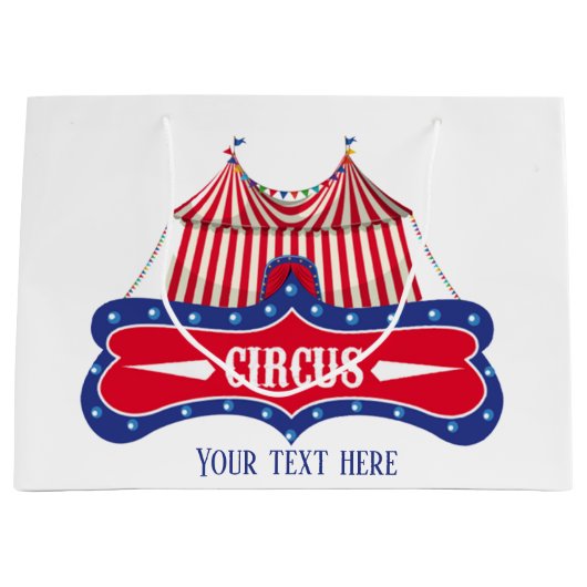 leuk circusfeest groot cadeauzakje (Voorkant)