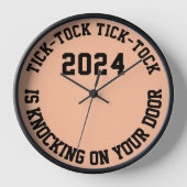 Leuk citaat 2024 Oudejaarsavond aftellen Peach Fuz (Voorkant)