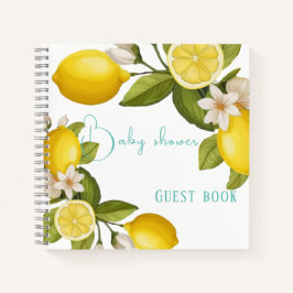 Leuk citrus Baby shower massageboek Notitieboek
