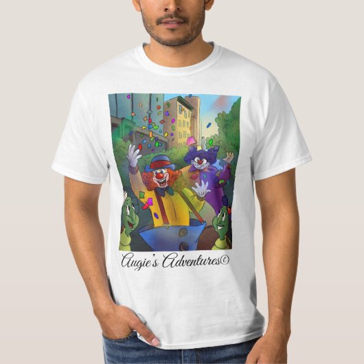 Leuk clown katoen t-shirt (Voorkant)