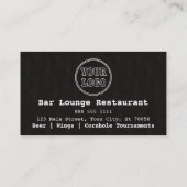 Leuk Cornhole Toernooi Fundraiser Bar Restaurant Visitekaartje (Achterkant)