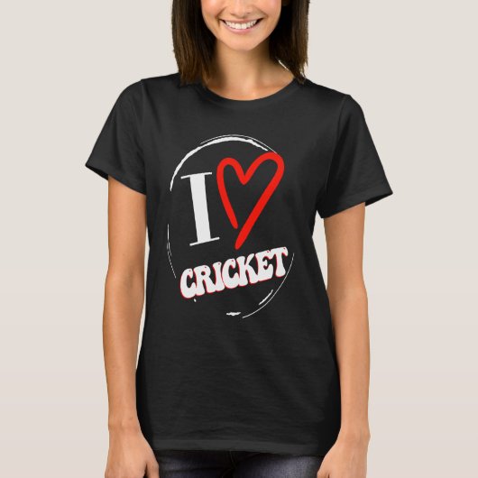 Leuk cricket idee t-shirt (Voorkant)