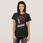 Leuk cricket idee t-shirt (Voorkant volledig)