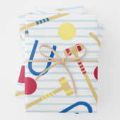 Leuk Croquet inpakpapier (In situ)