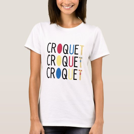 Leuk Croquet T-shirt (Voorkant)