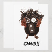 Leuk Cute Cool Grappig OMG Analoge Media (Voorkant / Achterkant)