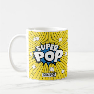 Leuk Cute 'Flauw' SUPER POP! Popcorn-spreekwoord   Koffiemok