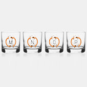 Leuk Dachshund Wiener Worst Dog Monogram Initiaal Whisky Glas (Voorkant)