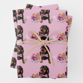 Leuk Dachshund Wrapping Papier 48x73 cm Inpakpapier Vel (In situ)