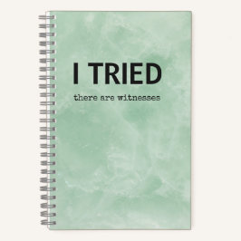 Leuk Dagboek | Ik Heb Geprobeerd Notitieboek