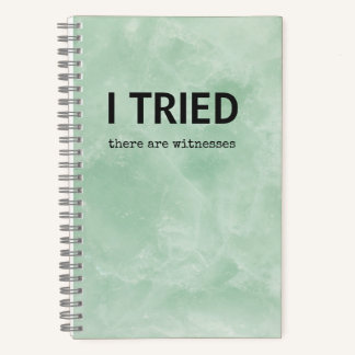 Leuk Dagboek | Ik Heb Geprobeerd Notitieboek