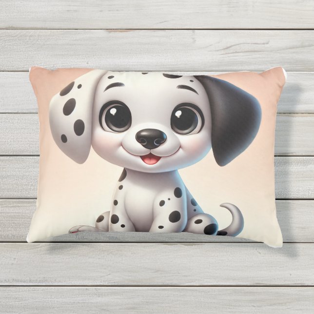 Leuk Dalmatisch kussen (Achterkant)