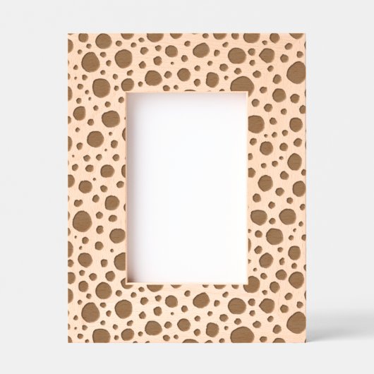 Leuk Dalmatisch Vlekken Patroon Gegraveerde Lijstjes (Voorkant)