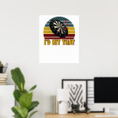Leuk dat ik dat dartbord doel darts speler zou rak poster (Thuiskantoor)