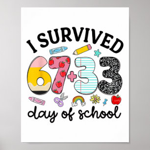 Leuk dat ik de 100 dagen school viering heb overle poster