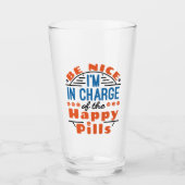 Leuk dat ik de aanvoerder ben van de Happy Pills P Glas (Voorkant)