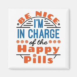 Leuk dat ik de aanvoerder ben van de Happy Pills P Magneet