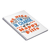 Leuk dat ik de aanvoerder ben van de Happy Pills P Notitieboek (Rechterzijde)
